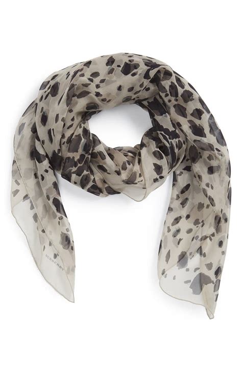 burberry silk georgette scarf